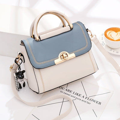 Embroidered Lace Pattern Leather Handbag ‒ Elegant Occasion Bag