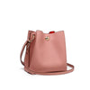 Solid Color Large-capacity High End Ladies Bucket Bag/Handbag