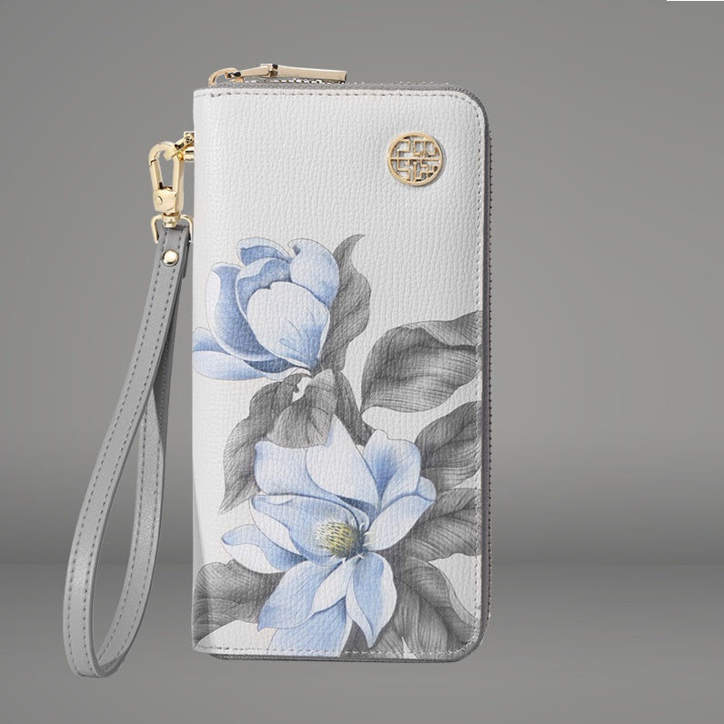 Tropical Print Lightweight  Purse ‒ Stylish Travel Wallet &  Clutch