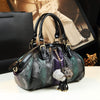 Patterned Leather Fashion  Handbag ‒ Elegant Top-Handle  Bag