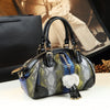 Patterned Leather Fashion  Handbag ‒ Elegant Top-Handle  Bag