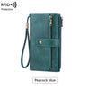 Anti-Magnetic Long Fashion  Wallet ‒ Multi-Card Trifold  Purse