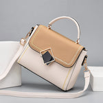 White with khaki
