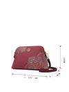 Embossed Leather Shoulder  Bag ‒ Practical & Stylish Gift  Handbag