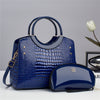 Patterned Leather Fashion  Handbag ‒ Elegant Top-Handle  Bag for Daily Style