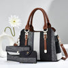 Contrast Color Canvas  Handbag ‒ Stylish & Durable  Daily Tote Bag
