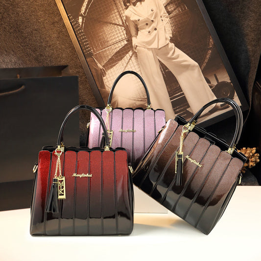 Elegant High End Designer Texture Handbag