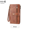 Anti-Magnetic Long Fashion  Wallet ‒ Multi-Card Trifold  Purse