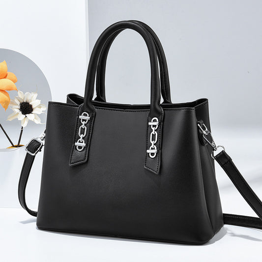 Solid Color Large Capacity  Handbag ‒ Spacious Minimalist  Tote