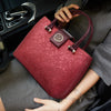 Textured Leather Evening  Handbag ‒ Elegant Occasion  Bag for Women