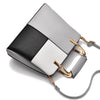 Tri-Color Contrast Shoulder  Bag ‒ Stylish Diagonal  Crossbody