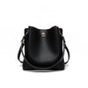 Solid Color Large-capacity High End Ladies Bucket Bag/Handbag