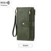 Anti-Magnetic Long Fashion  Wallet ‒ Multi-Card Trifold  Purse