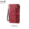 Anti-Magnetic Long Fashion  Wallet ‒ Multi-Card Trifold  Purse