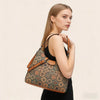 Ethnic Print Canvas Tote Bag ‒  Retro Shoulder Bag for College  & Travel