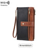 Anti-Magnetic Long Fashion  Wallet ‒ Multi-Card Trifold  Purse
