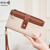 Anti-Magnetic Long Fashion  Wallet ‒ Multi-Card Trifold  Purse