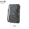 Anti-Magnetic Long Fashion  Wallet ‒ Multi-Card Trifold  Purse