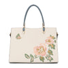 Butterfly Embroidered Diana  Bag ‒ Textured Leather Fashion  Handbag