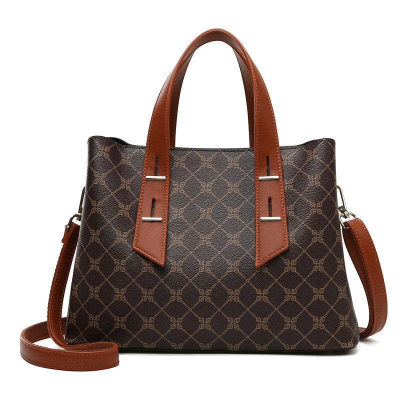 Retro Large Capacity Work Bag ‒ Spacious Leather Tote for  College
