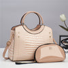 Patterned Leather Fashion  Handbag ‒ Elegant Top-Handle  Bag for Daily Style