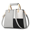 Tri-Color Contrast Shoulder  Bag ‒ Stylish Diagonal  Crossbody