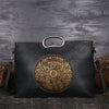 Women's Retro Leather Work  Tote ‒ Large Capacity for  Laptop & Essentials