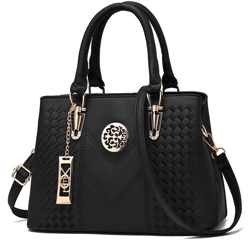 Retro Style Work/Collage Luxury Leather High End Designer Handbag