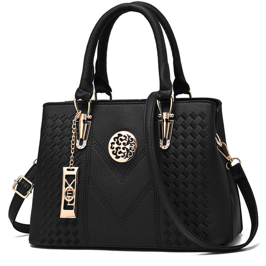 Retro Style Work/Collage Luxury Leather High End Designer Handbag