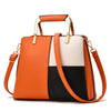 Tri-Color Contrast Shoulder  Bag ‒ Stylish Diagonal  Crossbody
