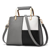 Tri-Color Contrast Shoulder  Bag ‒ Stylish Diagonal  Crossbody