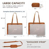 Women's Vintage Leather  Laptop Bag ‒ Large Capacity  Work Tote